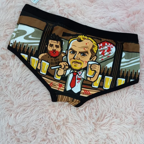 ❣️Period Panties!🩸Nwt Shaun of the dead meme super comfy briefs for time month - Picture 1 of 5